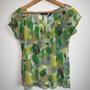 Sheer blouse great for the spring!